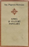 Cumpara ieftin Limba si cultura populara - 1983 - Ion Popescu Sireteanu (AN64)
