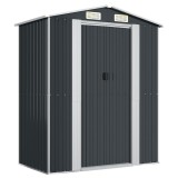 Cumpara ieftin Sopron de gradina, antracit, 192x108x223 cm, otel galvanizat