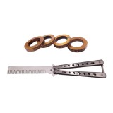 Cumpara ieftin Set Briceag fluture de antrenament si Rozeta extensibila ,IdeallStore&reg; , 22 cm