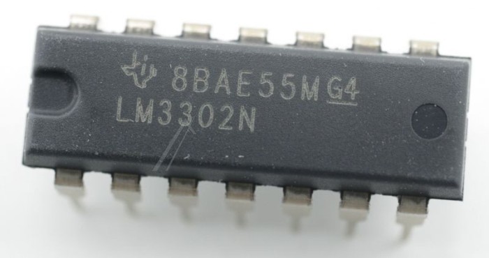 C.I. COMPARATOR LM3302N TEXAS-INSTRUMENTS