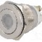 Intrerupator anti-vandalism, OFF-(ON), &Oslash;19mm, ONPOW - GQ19PF-10D/R/24V/S