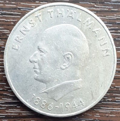 (M213) MONEDA GERMANIA DEMOCRATA (RDG, DDR) - 20 MARK 1971, ERNST THALMANN foto