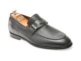 Mocasini eleganti LE COLONEL negri, 72709, din piele naturala