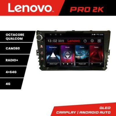 Navigatie VW masini dupa 2018 Android radio gps internet 8 core QLED 2K 4+64 360 Lenovo CarStore Technology foto