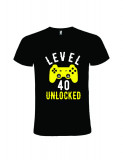 Tricou 40 de ani Gamer, 100% bumbac, cod produs T45