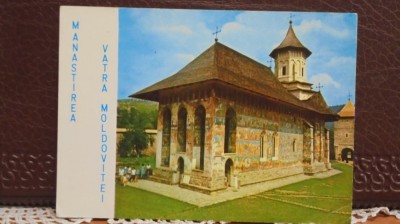 RSR - MANASTIREA VATRA MOLDOVITEI - 1972 - EDITURA OSEDT - CIRCULATA, TIMBRATA. foto