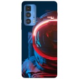 Husa compatibila cu Motorola Moto G71 5G model Astronaut, Silicon, TPU, Viceversa, Transparent, Carcasa