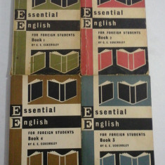 ESSENTIAL ENGLISH FOR FOREIGN STUDENTS - C. E. ECKERSLEY (4 vol.in limba engleza) -CURS DE LIMBA ENGLEZA