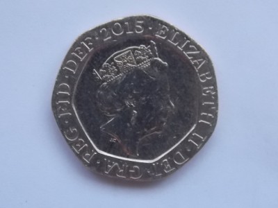20 PENCE 2015 GBR foto