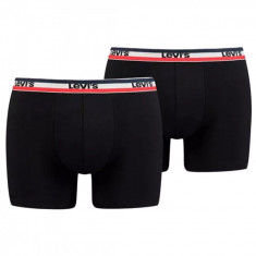 Boxerii Levi's Boxer 2 Pairs Briefs 37149-0204 negru