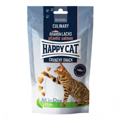 Happy Cat Crunchy Snack Atlantik Lachs 70 g foto