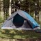 Gossi cort de camping cupola pentru 4 persoane, albastru, impermeabil