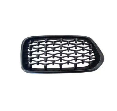 Grila radiator Bmw X2 (F39), 03.2018-2024, model: pachet,M, montare fata, stanga, Negru lucios; fagure, RapidAuto foto