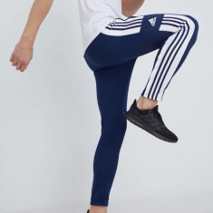 adidas Performance pantaloni de antrenament Squadra 21 HC6273 bărbați, culoarea bleumarin, cu imprimeu HC6273