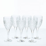 Set 6 pahare din cristal pentru vin