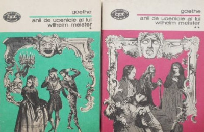 Anii de ucenicie ai lui Wilhelm Meister (2 volume) - Johann Wolfgang Goethe foto