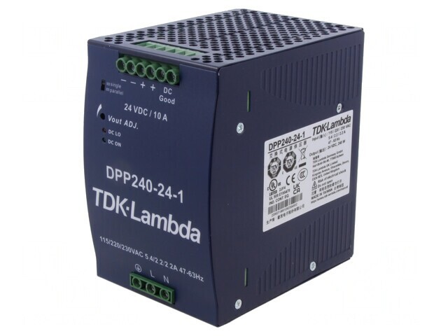 Alimentator Pulsatoriu DIN 240W 24V 10A