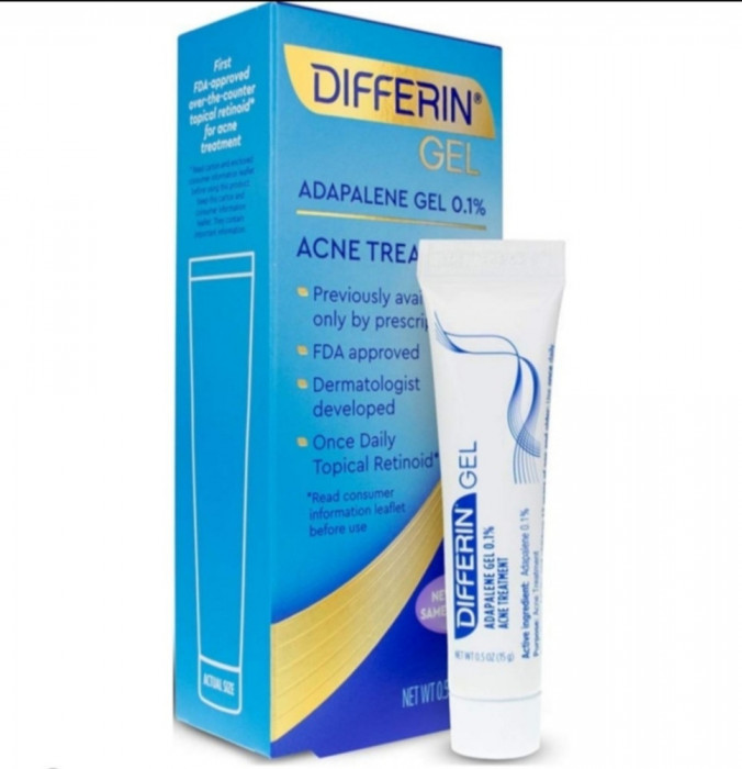 DIFFERIN 0.1% Gel Adapalena Adaferin Acnee Adapalene Retinol Riduri