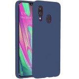 Cumpara ieftin Husa Samsung Galaxy A40 Bleumarin Silicon Slim protectie Premium Carcasa