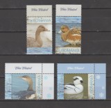 ROMANIA 2024 PASARI DE IARNA ACVATICE Serie 4 val LP.2447 MNH**