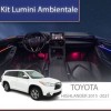 Lumini ambientale Toyota Highlander 2015-2021 set complet control telefon sau sistem original CarStore Technology