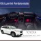 Lumini ambientale Toyota Highlander 2015-2021 set complet control telefon sau sistem original CarStore Technology