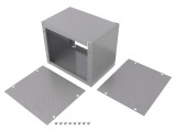 Carcasă universală oțel gri 127x152x102mm