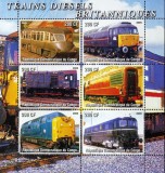 REPUBLiCA CONGO-TRENURI DIESEL ELECTRICE ENGLEZE-1 COALA MICA- MNH**-RDC 035