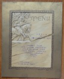 Cumpara ieftin Meniu Capsa Bucuresti , Dineu din 19 Septembrie 1922