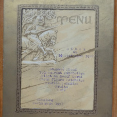Meniu Capsa Bucuresti , Dineu din 19 Septembrie 1922