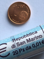 San Marino 1 eurocent 2006 UNC foto