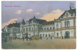 613 - ORADEA, Bihor, Railway Station, Romania - old postcard - used - 1915, Circulata, Printata