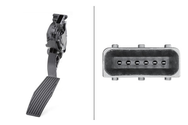 HELLA 6PV 009 765-701 Senzor, pedala acceleratie