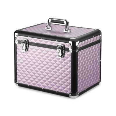 Cutie pentru accesorii ingrijire cai Navaris, Aluminiu, Roz, 50875.01 foto