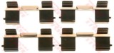 Set accesorii, placute frana PEUGEOT BOXER platou / sasiu (2006 - 2016) TRW PFK572