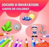 Jocuri si invataturi. Carte de colorat - Ars Libri