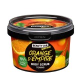 Scrub tonifiant pentru corp Orange d&#039;Empire, 360g, Beauty Jar