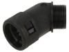 Conectori &icirc;n unghi 45&deg; filet metric poliamidă 6
