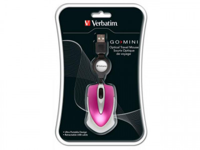 Verbatim optical mini mouse pink foto