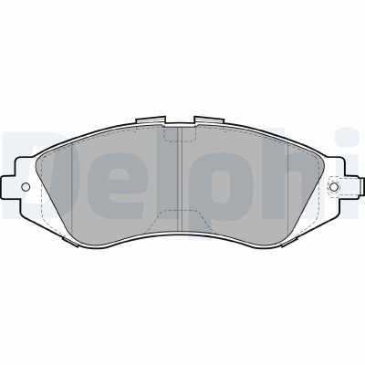 DELPHI LP1304 set placute frana,frana disc foto