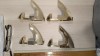 LOT 4 CONSOLE PENTRU POLITA - CONFECTIONATE DIN METAL