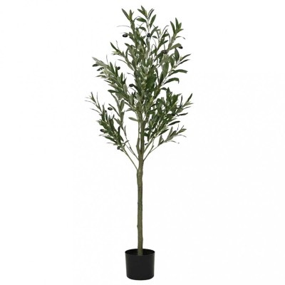 vidaXL Măslin artificial 450 de frunze 120 cm verde foto