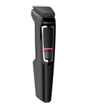 Aparat de tuns barba si parul 8 in 1 PHILIPS MG3730/15, Lame cu ascutire automata, Acumulator, 2 piepteni pentru aspect nebarbierit, 1 pieptane