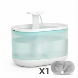 Fantana automata de apa Nunbell pentru pisici si caini, dispenser de apa, include 1 filtru, capacitate 2.2 L