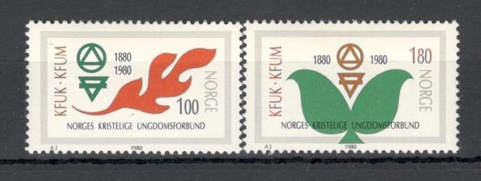 Norvegia.1980 100 ani Asociatiile crestine ptr. tineret KN.11