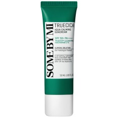 Crema pentru protectie solara calmanta cu centella asiatica SPF 50 PA++++ Trouble Line, 50ml, Some By Mi