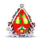 Balon de Craciun - folie aluminiu - casuta turta dulce - 67 x 71 cm Best CarHome, Oem