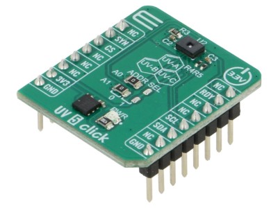 Click board senzor UV AS7331, I2C foto