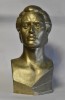 Mihai Eminescu - bust din ipsos / statueta 29 cm inaltime - nesemnat
