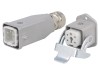 Conector HDC Amphenol Seria C146 Drept Intrare Cablu Tip 4+PE 400V 10A Soclu+Mufa M20 Montare Cablu/Panou